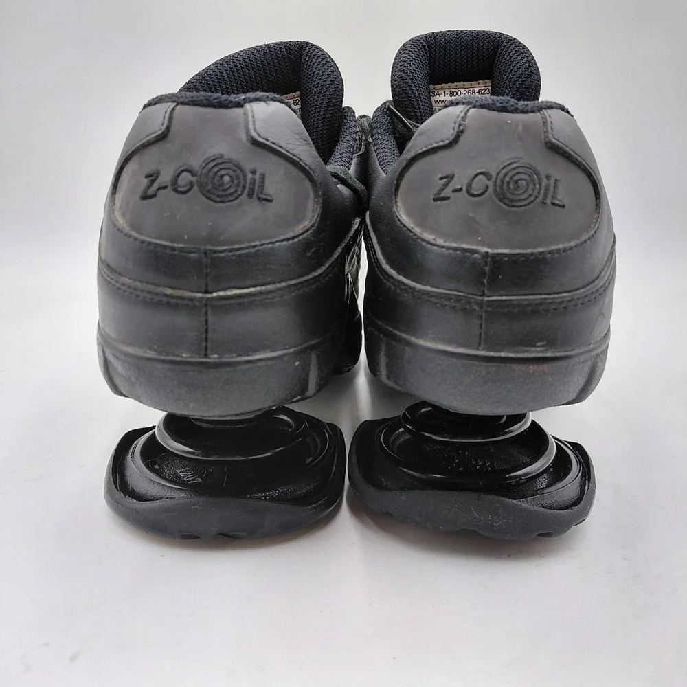 Z-Coil Mens 11 Orthopedic Shoes Freedom Comfort Black Leather Walking Spring